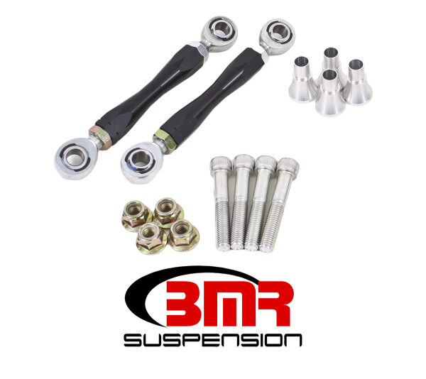 BMR 08-17 Challenger Front Sway Bar End Link Kit - Black