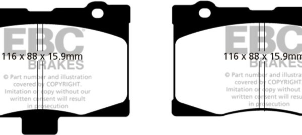 EBC 05-08 Acura RL 3.5 Yellowstuff Front Brake Pads