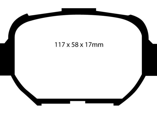 EBC 04-10 Scion TC 2.4 Redstuff Front Brake Pads
