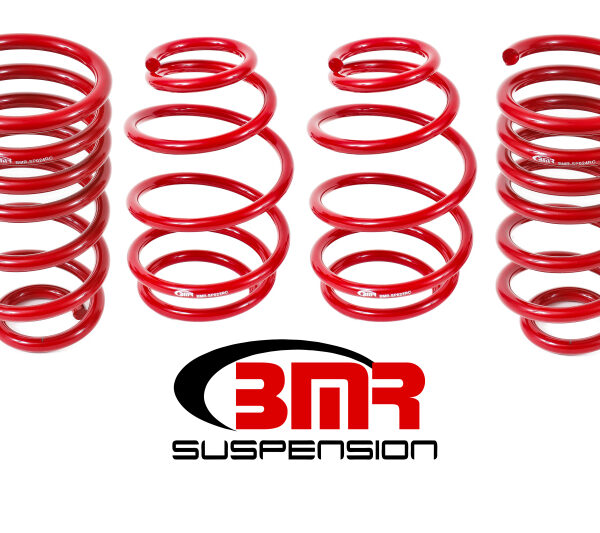 BMR 10-15 5th Gen Camaro V8 Lowering Spring Kit (Set Of 4) - Red