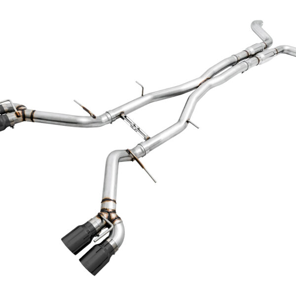 AWE Tuning 16-19 Chevy Camaro SS Resonated Cat-Back Exhaust -Track Edition (Quad Diamond Black Tips)