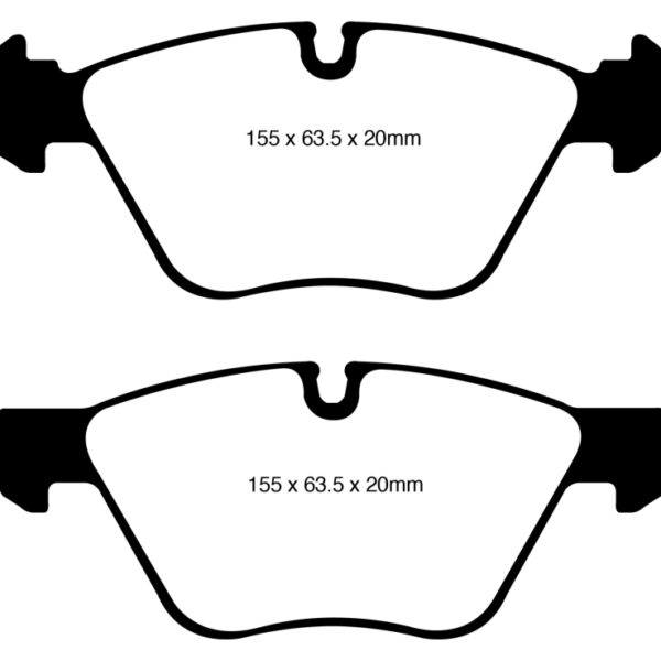 EBC 08-10 BMW 128 3.0 Yellowstuff Front Brake Pads