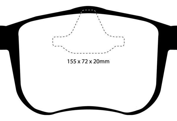 EBC 06-11 Saab 9-3 2.0 Turbo (Aero) Yellowstuff Front Brake Pads