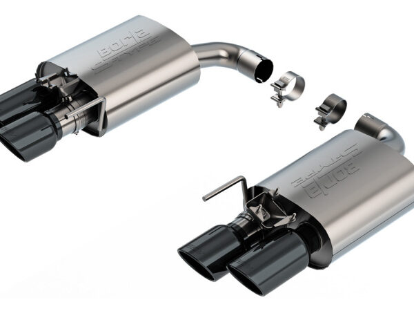 Borla 2024 Ford Mustang GT 5.0L V8 w/ Active Exhaust S-Type Axle-Back Exhaust System - Black Chrome