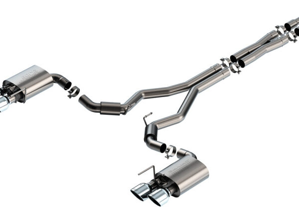 Borla 2024 Ford Mustang Dark Horse 5.0L V8 w/ Active Exhaust S-Type Cat-Back Exhaust System