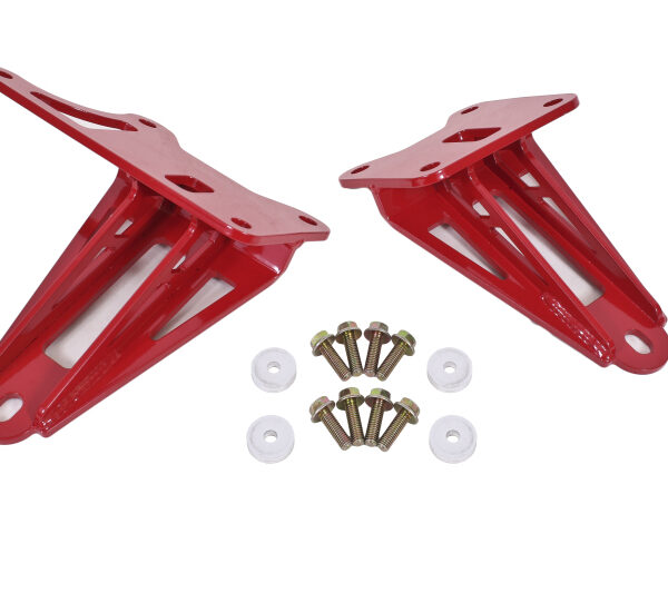 BMR 11-17 S197 Mustang Motor Mount Brackets - Red