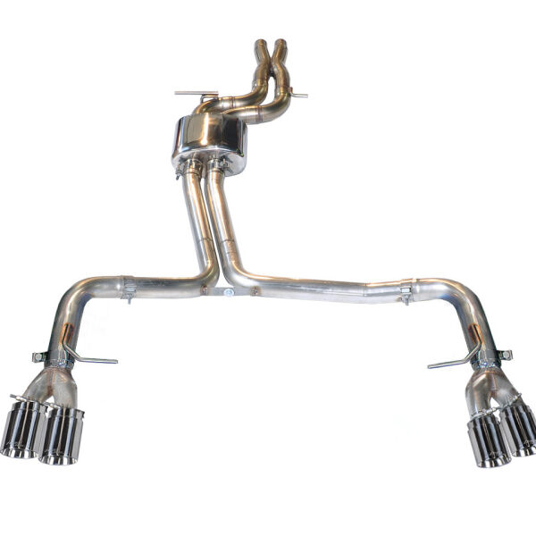 AWE Tuning Audi B8.5 S5 3.0T Track Edition Exhaust - Chrome Silver Tips (102mm)