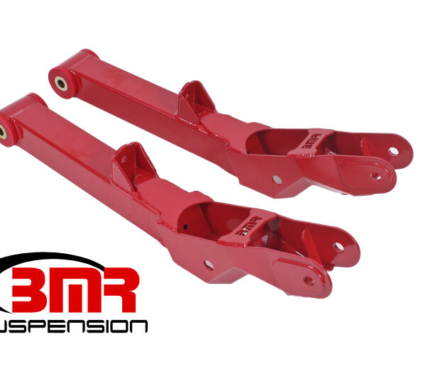 BMR 10-15 5th Gen Camaro Non-Adj. Rear Lower Control Arms (Polyurethane) - Red