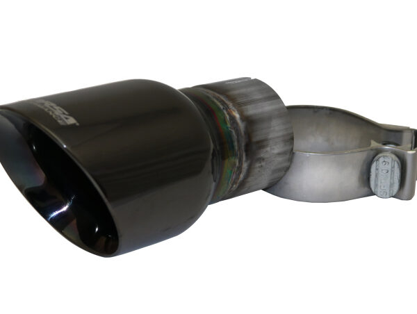 Corsa Single Universal 2.5in Inlet / 3.5in Outlet Black PVD Pro-Series Tip Kit