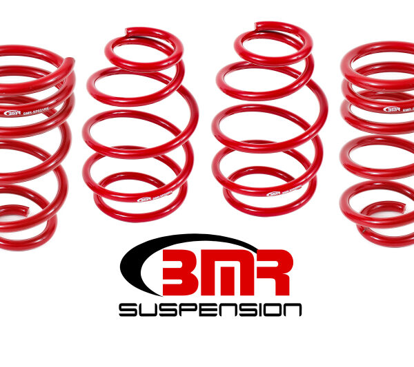 BMR 10-15 5th Gen Camaro V8 Lowering Spring Kit (Set Of 4) - Red