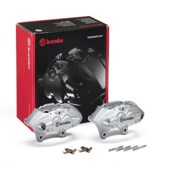 Brembo OE 16-21 BMW M2/15-18 M3/15-20 M4 Hydraulic Front X-Style Brake Calipers - Silver