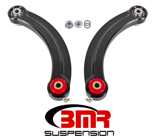 BMR 15-17 S550 Mustang Fixed Billet Aluminum Camber Link (Poly/Bearing) - Black