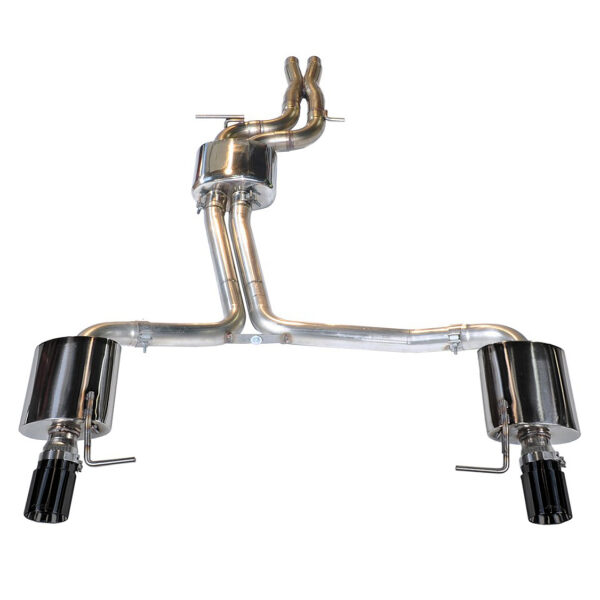 AWE Tuning Audi C7 A6 3.0T Touring Edition Exhaust - Dual Outlet Diamond Black Tips