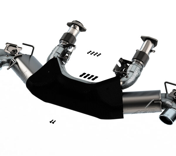 Borla 2020 Chevrolet Corvette C8 6.2L ATAK 3in Exhaust System Dual Round A/C Tips 4inx 4.75in