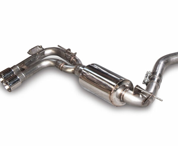 AWE Tuning BMW F3X N20/N26 328i/428i Touring Edition Exhaust Quad Outlet - 80mm Chrome Silver Tips