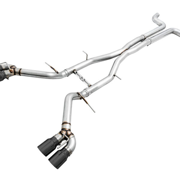 AWE Tuning 16-19 Chevy Camaro SS Non-Res Cat-Back Exhaust - Track Edition (Quad Diamond Black Tips)