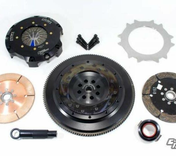 Clutch Masters 17-18 Honda Civic 1.5L Turbo (EX/Si) Race/Street Twin-Disc Clutch Kit w/Alum Flywheel