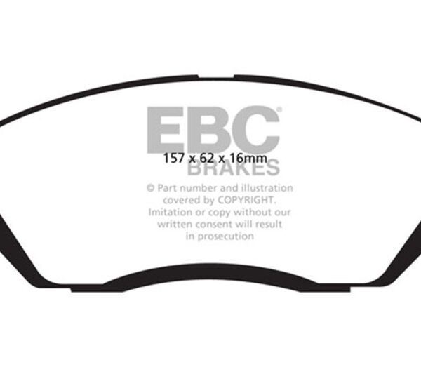 EBC 06-09 Hyundai Entourage 3.8 Yellowstuff Front Brake Pads