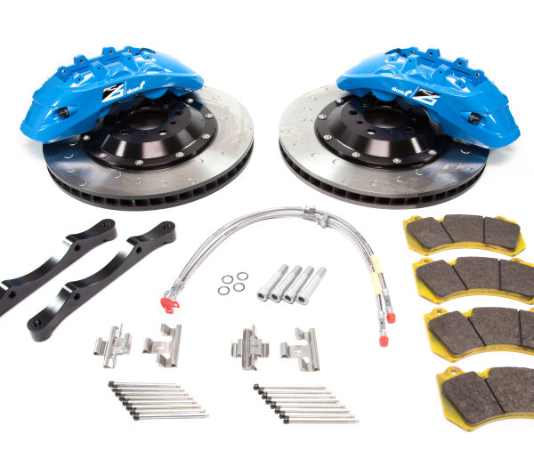 Alcon 2009+ Nissan GT-R R35 412x36mm Rotor Sky Blue 6 Piston Caliper RC6 Front Axle Kit