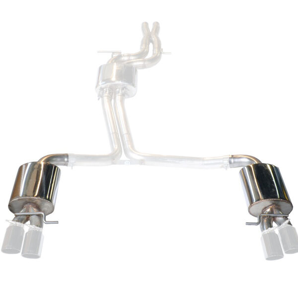 AWE Tuning 10-16 Audi S4 Quattro 3.0T (B8/8.5) Conversion Kit - Track to Touring (90mm Tips)