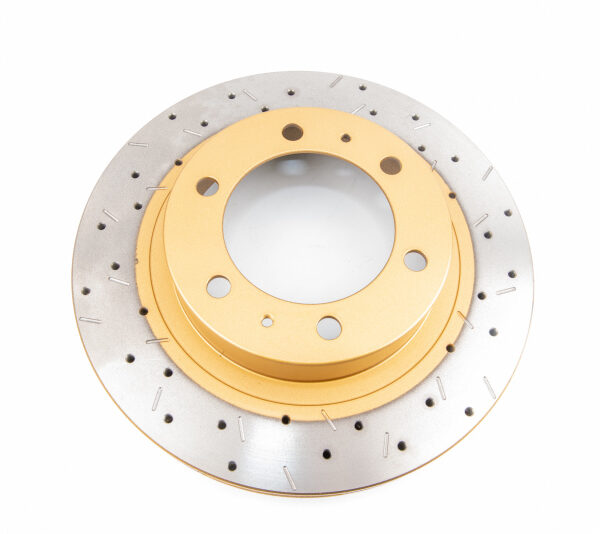 DBA 05-09 Toyota Tacoma (6 lugs) / 06+ Lexus GX470 Front Drilled & Slotted 4000 Series Rotor