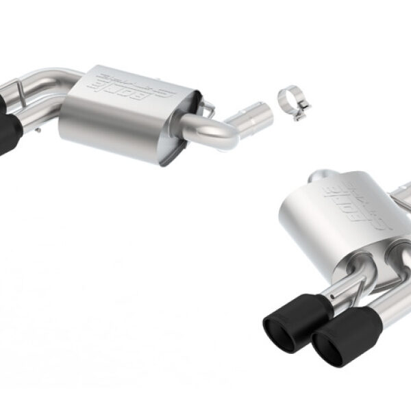 Borla 2016-2017 Chevrolet Camaro SS AT/MT S-Type Rear Section Exhaust w/o Dual Mode Ceramic Black