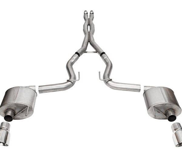 Corsa 2024 Ford MustangGT Sport Cat-Back Exhaust System 3.0in Dual Rear Exit w/4.5in Pro Series Tips