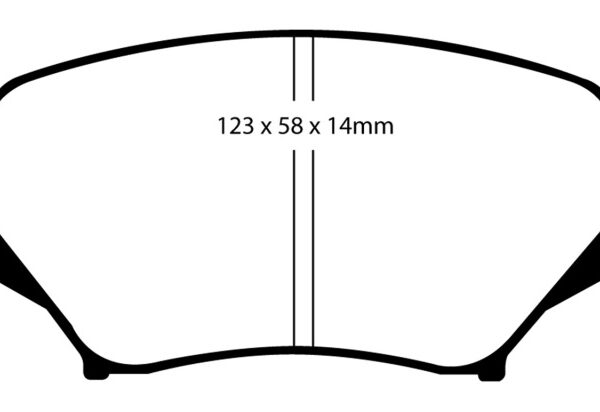 EBC 06-15 Mazda Miata MX5 2.0 Yellowstuff Front Brake Pads
