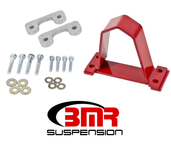 BMR 16-17 6th Gen Camaro Front Driveshaft Safety Loop - Red