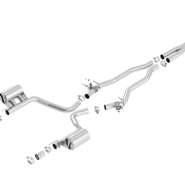 Borla 2015 Dodge Challenger SRT/392 Hemi 6.4L V8 ATAK Catback Exhaust w/ Valves Factory Bezel