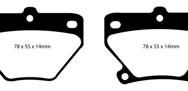 EBC 02-08 Pontiac Vibe 1.8 GT Yellowstuff Rear Brake Pads