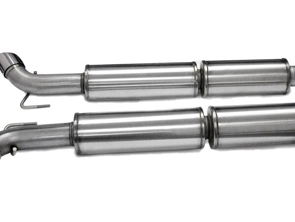 Corsa 2003-06 Dodge Viper 8.3L Polished Sport Cat-Back Exhaust (2.5in Inlet for Use w/ Stock Conv.)