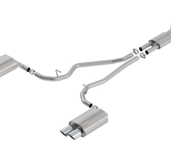 Borla 2020 Ford Explorer ST 3.0L V6 2.25in ATAK Exhaust - Chrome Tips
