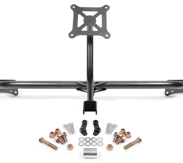 BMR 2015-2019 Ford Mustang Bolt-On Parachute Mount - Black Hammertone