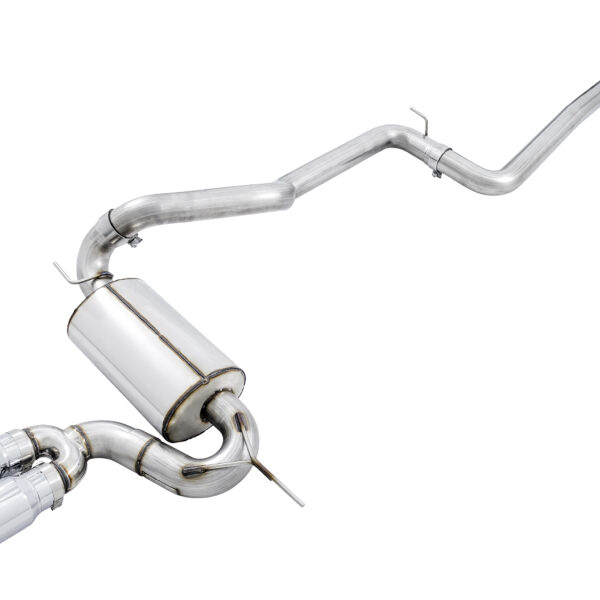 AWE Tuning Ford Focus ST Touring Edition Cat-back Exhaust - Non-Resonated - Chrome Silver Tips