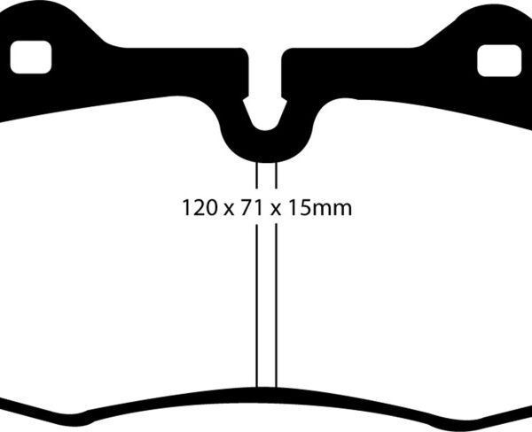 EBC 03-04 Infiniti G35 3.5 (Manual) (Brembo) Yellowstuff Front Brake Pads