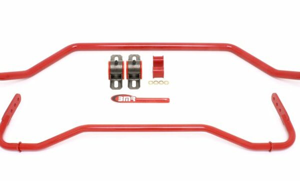 BMR 08-09 Pontiac G8 Front & Rear Sway Bar Kit w/ Bushings - Red