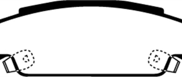EBC 05-08 Pontiac Grand Prix 5.3 Redstuff Rear Brake Pads