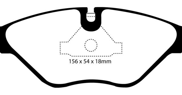 EBC 90-98 Saab 9000 2.0 Yellowstuff Front Brake Pads
