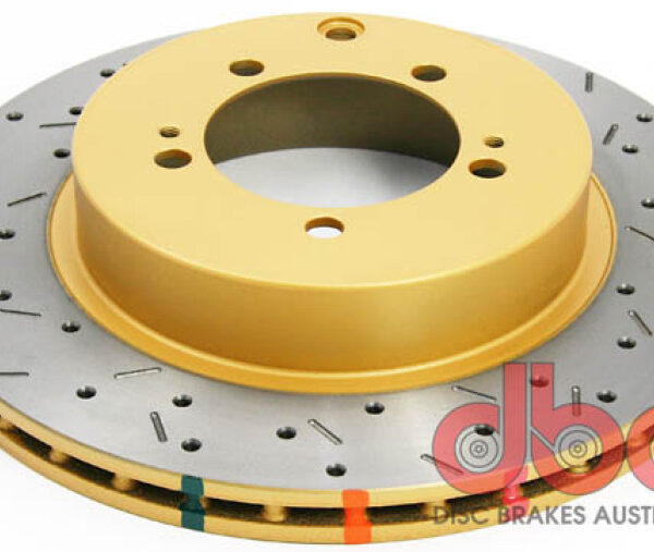 DBA 03-05 Evo 8/9 Rear Drilled & Slotted 4000 Series Rotor