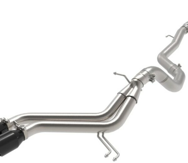 aFe Takeda 2-1/2in to 3in SS-304 Cat-Back Exhausts w/ Black Tip 13-17 Hyundai Veloster L4-1.6L