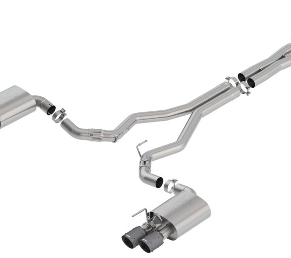 Borla 2018 Ford Mustang GT 5.0L AT/MT 3in Atak Catback Exhaust w/ Valves (Carbon Fiber Black Tip)