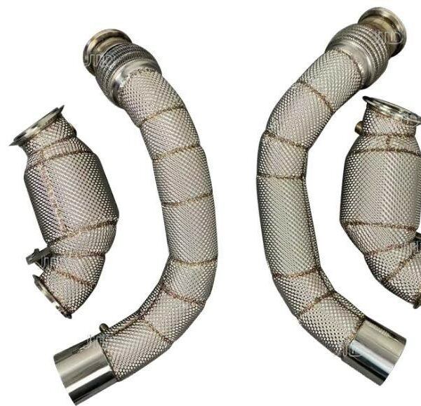 Untd. Performance Catted Downpipe W/ Shield - BMW S63 M5 F10 M6 F13 2011-2018