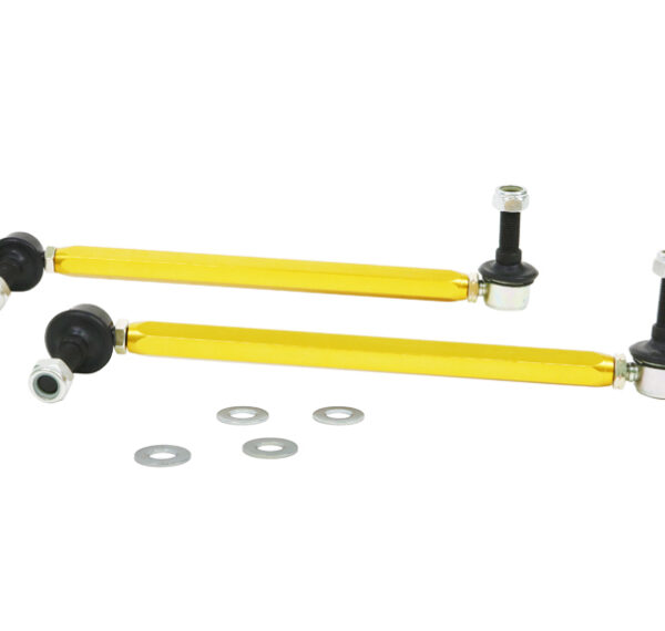 Whiteline 18-19 Kia Stinger Front Sway Bar Link Assembly Heavy Duty Adjustable Steel Ball