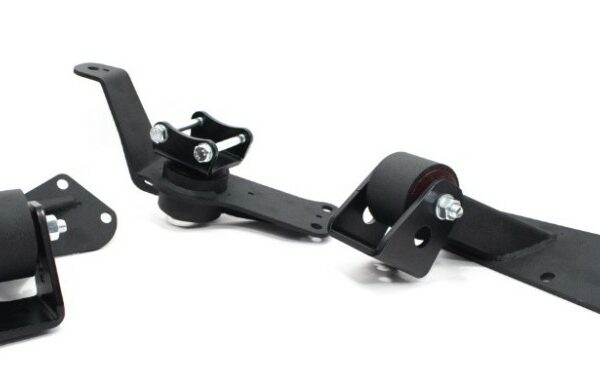 Innovative 00-09 S2000 Convestion Mount Kit (J-Series/Manual) Black Steel Mounts 75A Bushings