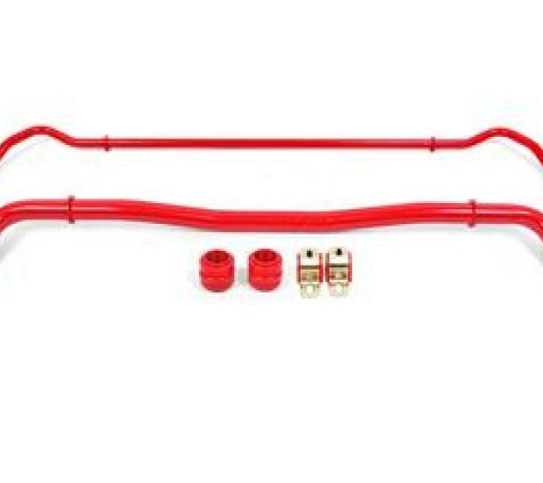 BMR 08-20 Dodge Challenger Front/Rear Sway Bar Kit w/ Bushings - Red
