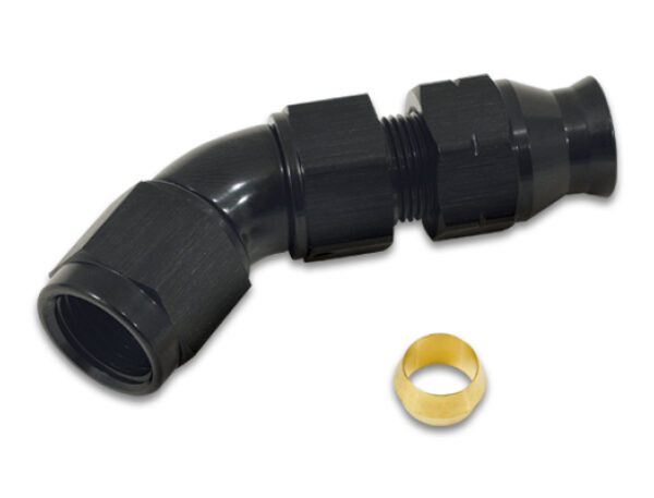Vibrant 45 Degree 5/16in Tube to Female 6AN Adapter