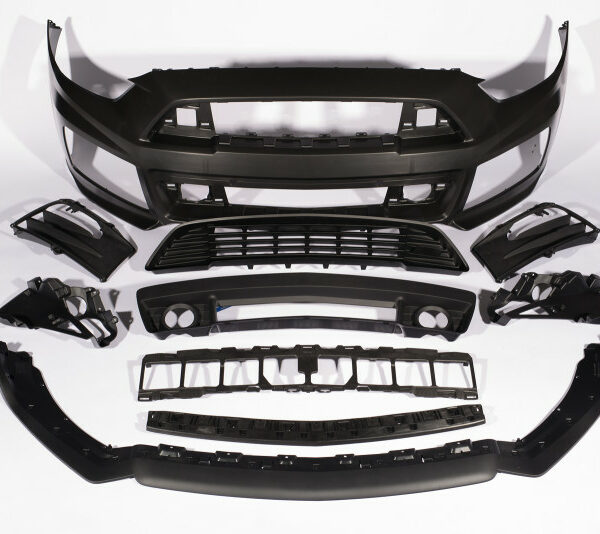 Roush 2015-2017 Ford Mustang Complete Unpainted Front Fascia Kit (w/o Collision Detection & ACC)
