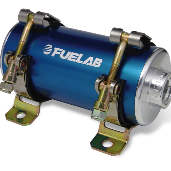 Fuelab Prodigy High Flow Carb In-Line Fuel Pump w/External Bypass - 1800 HP - Blue