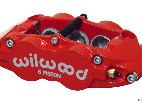 Wilwood Caliper-Narrow Superlite 6R-RH - Red 1.62/1.12/1.12in Pistons 1.25in Disc
